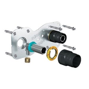Kit de fixation de robinetterie PER à glissement entraxe 150 mm mâle 20 x 27 (3/4") Diam.16 mm Robifix - WATTS