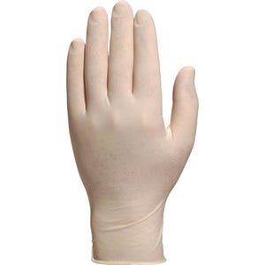 Boite de 100 gants de protection latex chlorine T.7/8