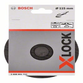Plateau ponçage velcro avec pin pour meuleuse X-Lock spécial disque non tissé scm Diam.115 mm - BOSCH