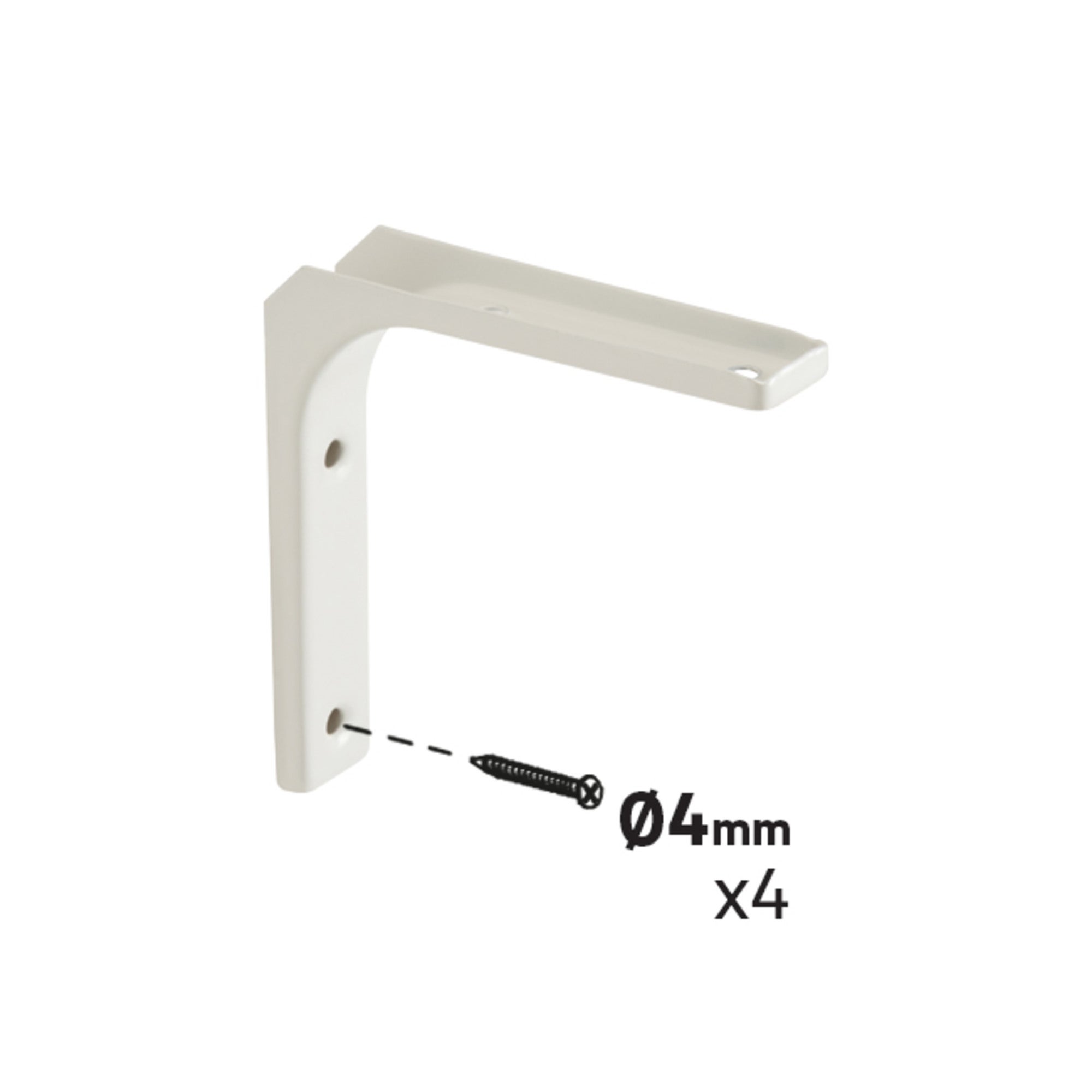 Lot de 2 équerres pour étagères