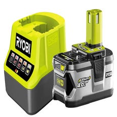 Pack 1 batterie 18V 4Ah One+ avec chargeur rapide C18120-140 - 5133003360 RYOBI