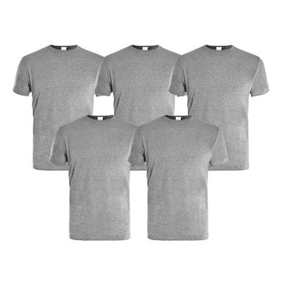 Lot de 5 T-shirts de travail gris TM - KAPRIOL