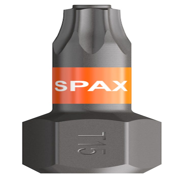 Embout de vissage Torx inox SPAX-BIT T 15, 25 mm