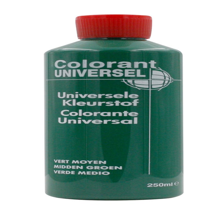 Colorant universel pour peinture aqueuse ou solvantée vert moyen 250 ml - RICHARD COLORANT