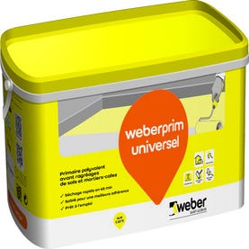 Primaire polyvalent universel 5 Kg Weberprim - WEBER