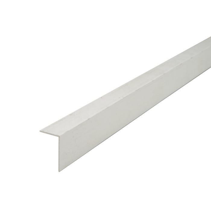 Baguette d’angle en PVC blanc 50 x 50 mm Long.2,6 m - SOTRINBOIS
