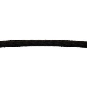 Sandow polyester noir Long.1 m Diam.6 mm