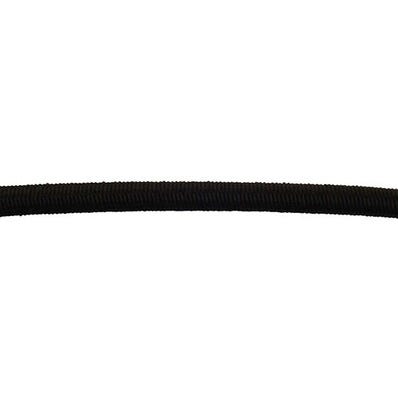 Sandow polyester noir Long.1 m Diam.6 mm