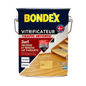Vitrificateur Bondex spécial parquet incolore satin 5 L