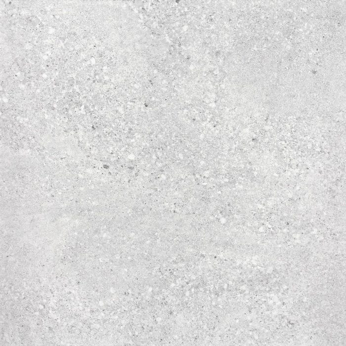 Carrelage sol extérieur effet pierre l.60 x L.60 cm Stone Light Grey
