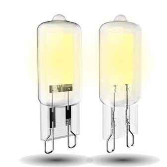 Ampoule LEDs G9 blanc chaud lot de 2 - YANTEC