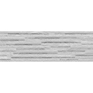 Plaquette de parement grès cérame émaillé 17X52cm Maule blanc