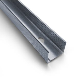 Rail métallique 48/35 mm Long.3 m NF - PLACOPLATRE