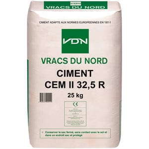 Ciment gris CE, 25 kg Vrac du nord