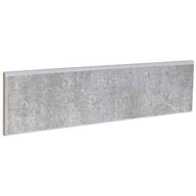 Plinthe gris effet pierre l.8 x L.34 cm Fusion