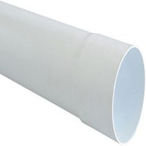 Tuyau de descente PVC blanc Diam.80 mm Long.2,8 m - GIRPI