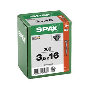 VIS AGGLO SPAX TF TX 3,5x16 BLAX FT X200
