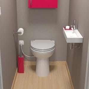 WC à poser avec broyeur intégré Sanicompact® 43 - C43STD SFA