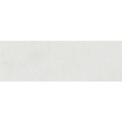 Faïence blanc mat uni l.20 x L.60 cm Uptown  