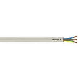 Cable électrique HO5VVF 3G 1,5 mm² Couronne 10 m - NEXANS FRANCE 