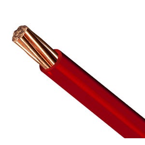 Fil électrique HO7-VR 25 mm² rouge au mètre - MIGUELEZ