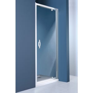 Porte de douche pivotante l.90 x H.190 x Ep.0,06 cm Malta