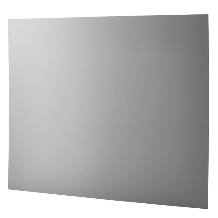 Panneau composite Noir Argent (L x l x Ép.)  120 x 80 x 0,3 cm 