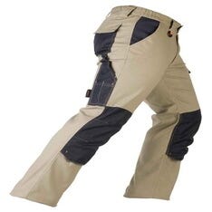Pantalon de travail beige / bleu T.L Tenere pro - KAPRIOL