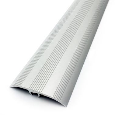 Barre de seuil aluminium strié à visser L.270 x l.4,10 cm 