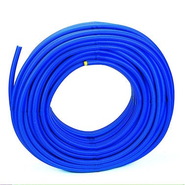 Tube multicouche gainé bleu Diam. 20mm Ep. 2mm en couronne Long. 50m - COMAP