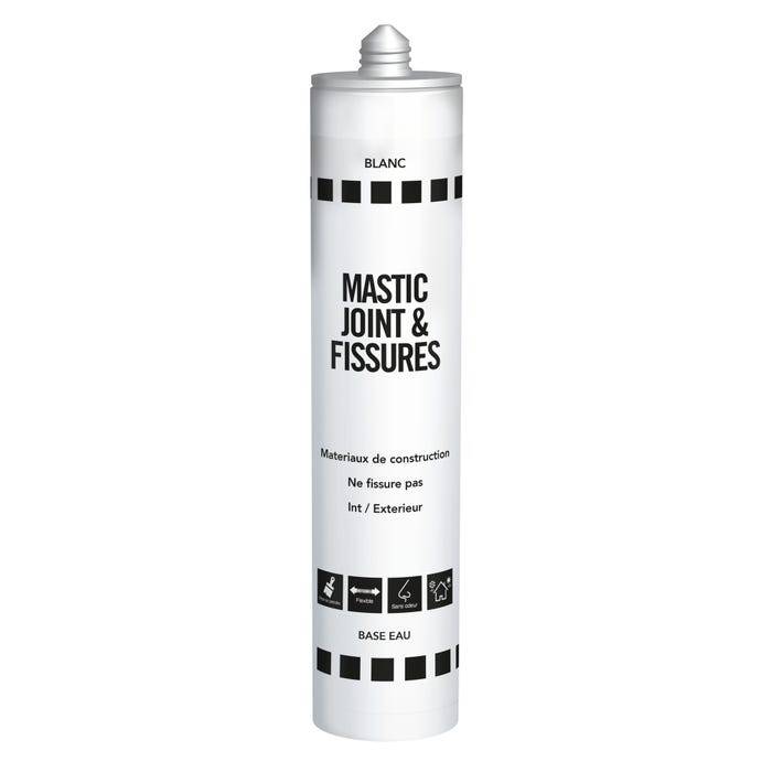 Mastic acrylique joint et fissures blanc 300 ml