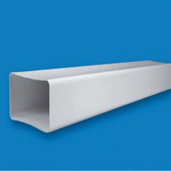 Conduit rectangulaire PVC L.110 x l.55 mm L.1,5 m - S&P 