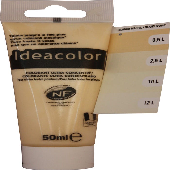 Colorant ultra concentré blanc ivoire 50 ml