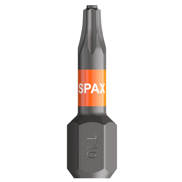 Embout de vissage Torx inox SPAX-BIT T 10, 25 mm