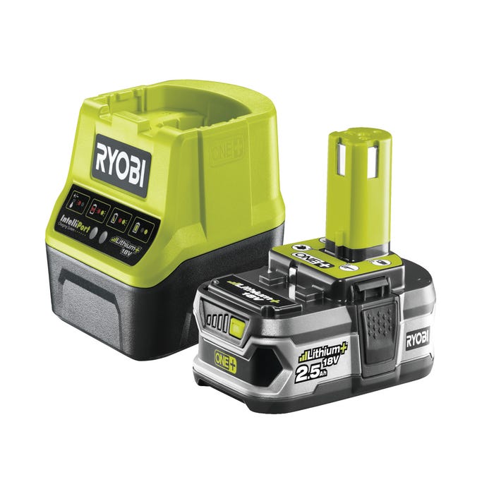 Pack 1 batterie 18V 2,5Ah avec chargeur One+ RC18120-125 - 5133003359 RYOBI