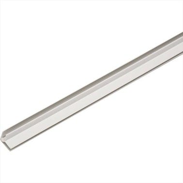Angle intérieur/extérieur clipsable PVC blanc Ep.5/8 mm Long.2,6 m - GROSFILLEX