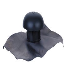 Chapeau de ventilation avec collerette d'étanchéité en plomb coloris ardoise Diam.100 mm