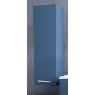 Colonne de salle de bain couleur bleu cosmic L.35 x H.105 x P.24,1 cm Malika