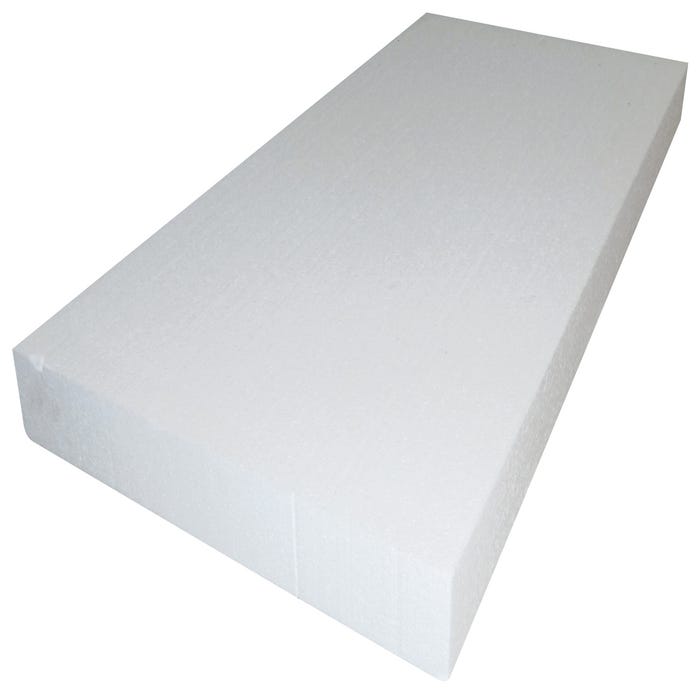 Lot de 5 isolants polystyrène isolation thermique par l’extérieur L.120 x l.60 cm Ep.100 mm - PRB
