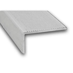 Nez de marche aluminium brut 45 x 23 mm L.100 cm