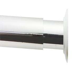 Barre de douche extensible blanc Long.140-260 cm