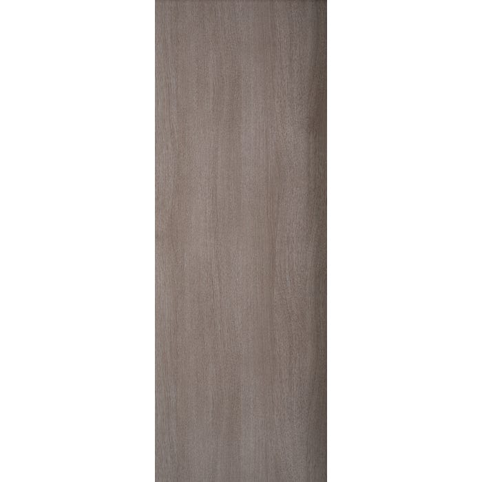 Porte revêtue décor chêne gris pirée H.204 x l.73 cm - GIMM