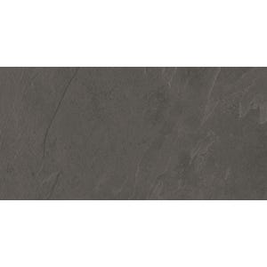 Carrelage sol extérieur effet pierre l.37 x L.75 cm - Florida Anthracite