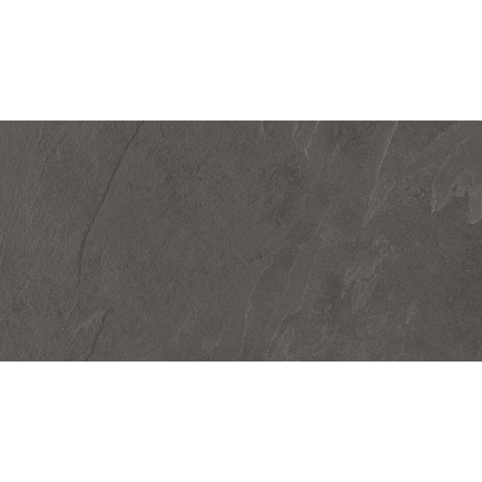 Carrelage sol extérieur effet pierre l.37 x L.75 cm - Florida Anthracite