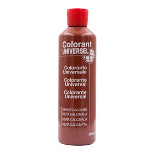 Colorant universel pour peinture aqueuse ou solvantée sienne calcinee 250 ml - RICHARD COLORANT