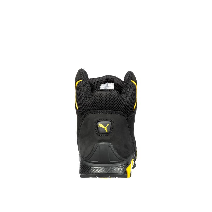 Chaussure de securité PUMA S3 Taille 40 Amsterdam Modèle haut noir & jaune 632240