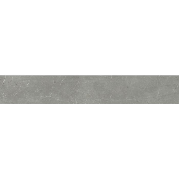 Lot de 4 plinthes gris effet marbre l.10 x L.60 cm Bellagio