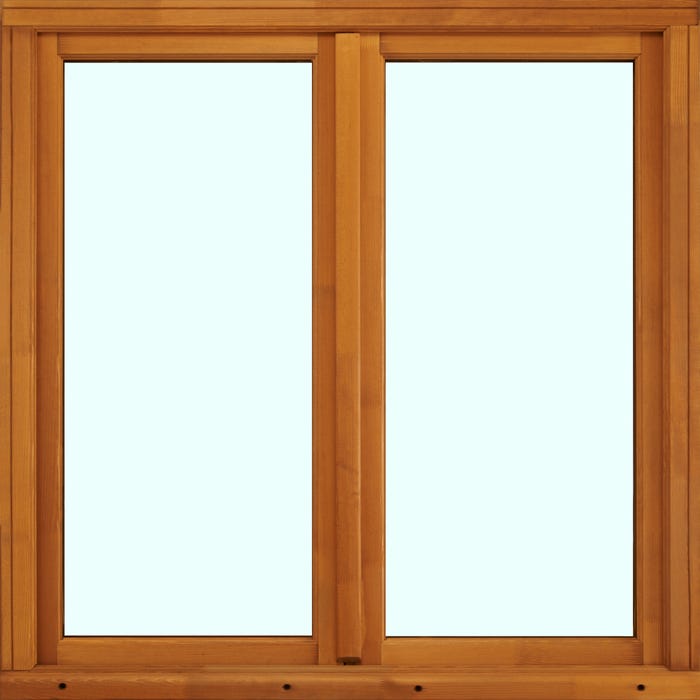 Fenêtre bois H.145 x l.80 cm ouvrant à la française 2 vantaux Pin