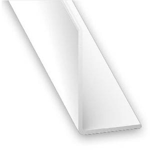 Cornière inégale PVC blanc 15 x 25 mm L.100 cm