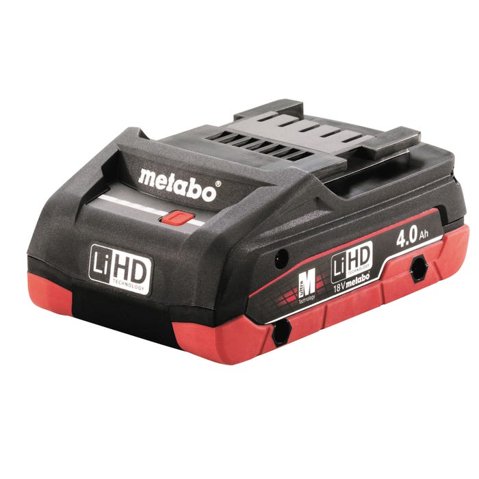 Batterie 4Ah 18V Li HD haute performance pour outils sans fil - 625367000 METABO